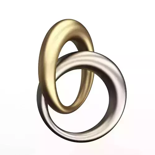Jewellery Ring 019 Low-poly 3D model