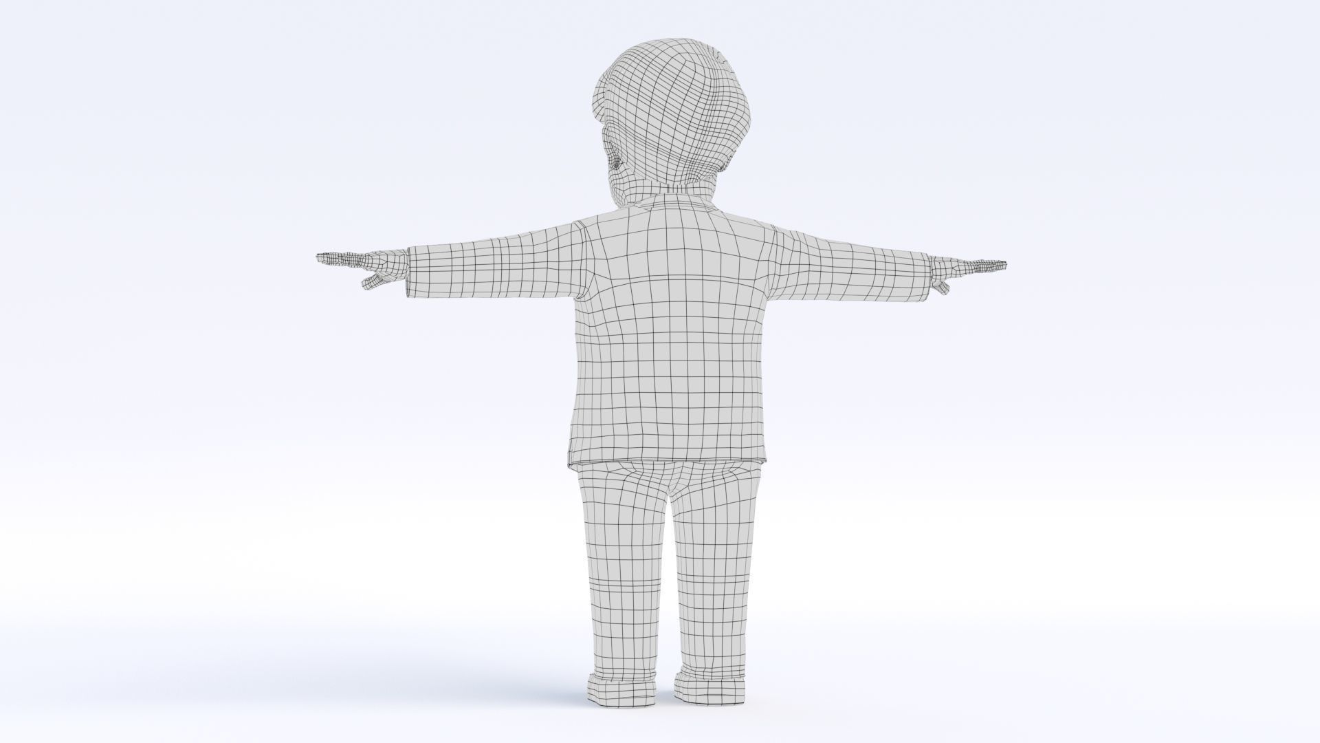 Donald Trump Low-poly 3D model_15