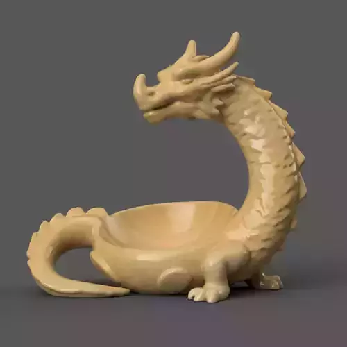 Dragon Organizer  Echo Dot Holder planter candle holder
