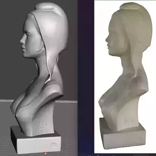 Scan du buste de Marianne Brigitte bardot