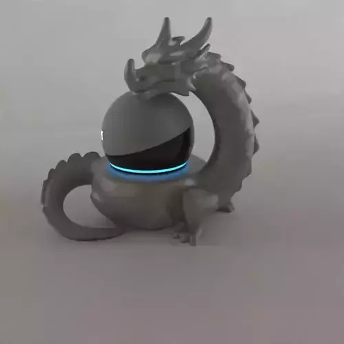 Dragon Organizer Echo Dot Holder planter candle holder 3