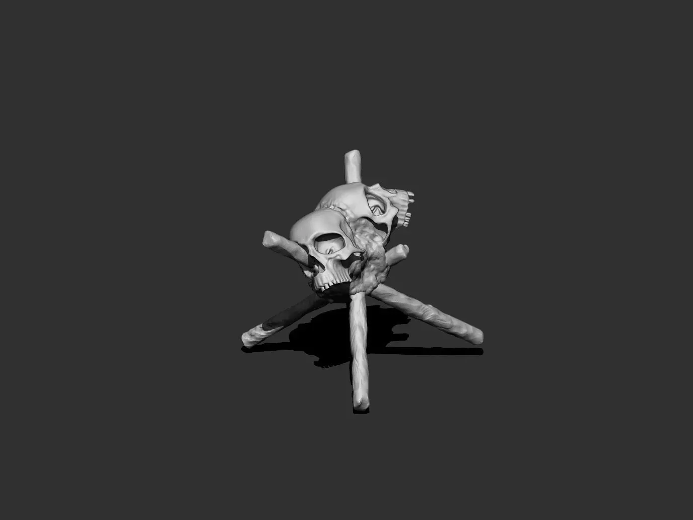 Hunt Showdown Trait Skulls and Bones 3D print model_0