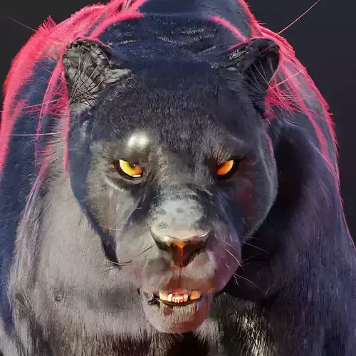 Black Panther 3D Model