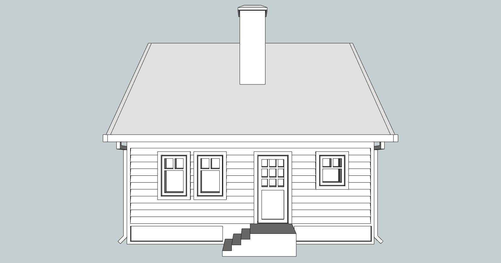 House 3D print model_3