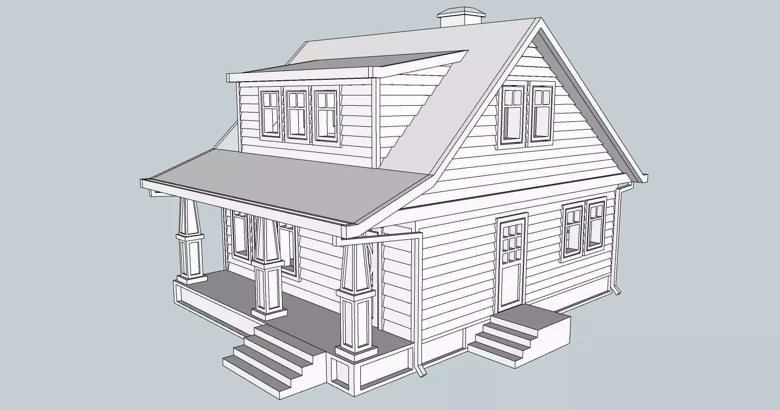 House 3D print model_0