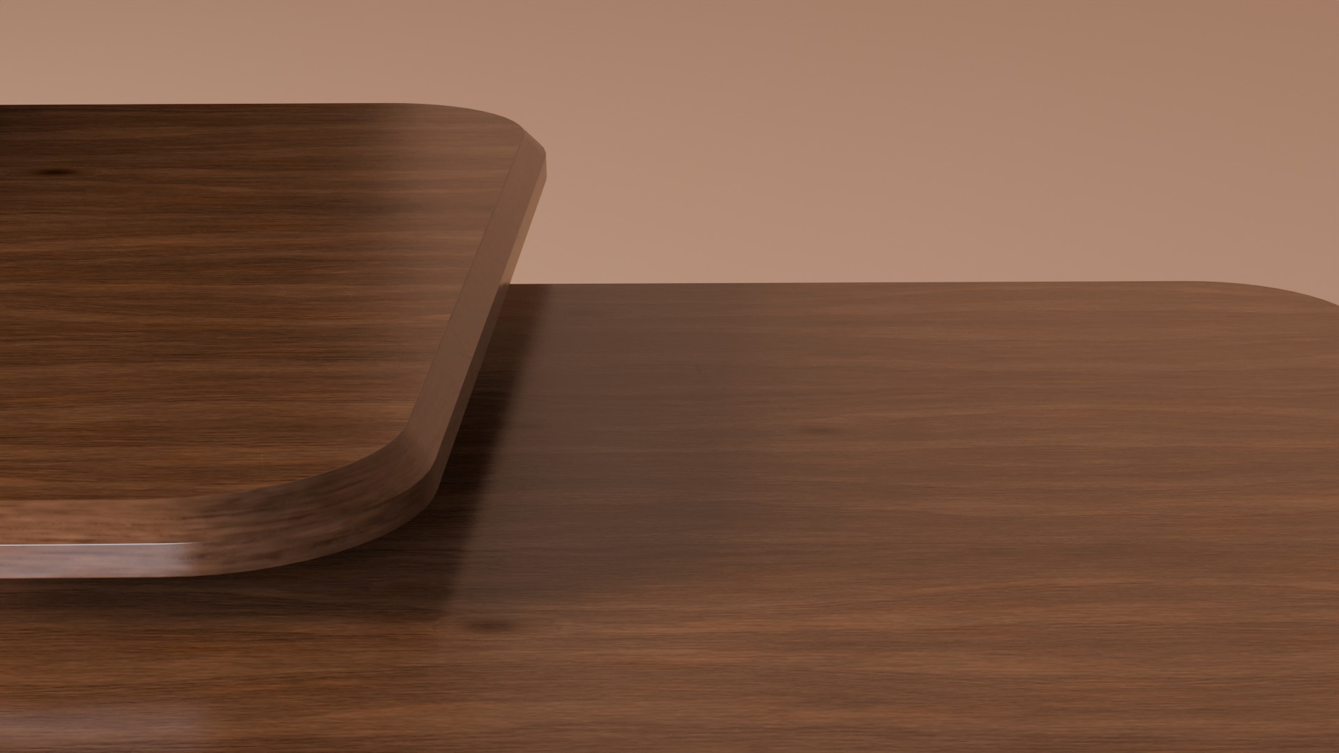 Coffee Table Low-poly 3D model_2