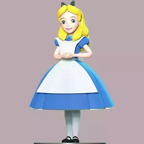 Alice Fan Art 3D print model