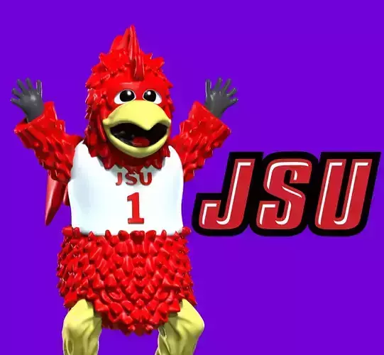 NCAA - Cocky - Jacksonville State University - 3d print 3D print model