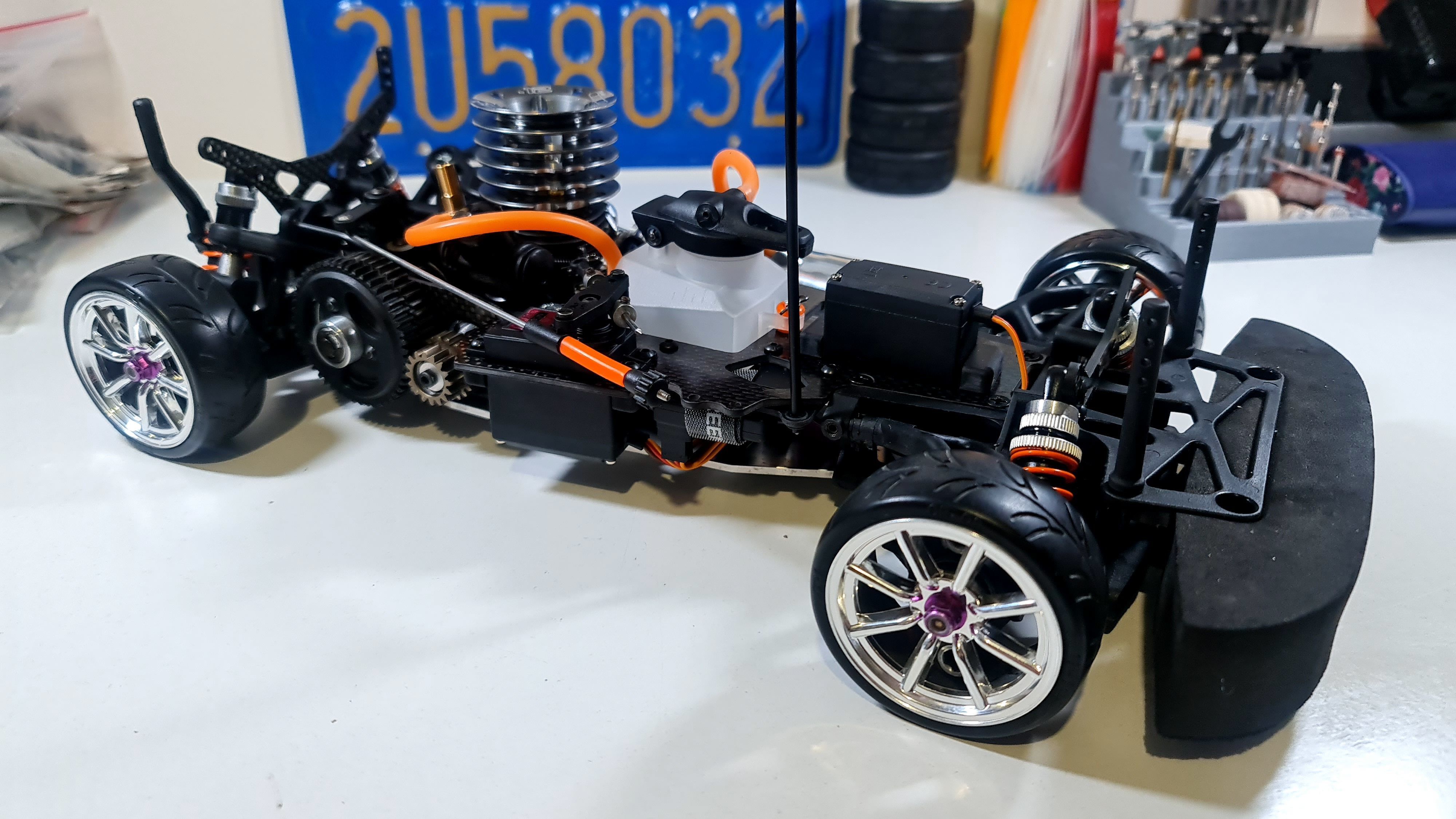 Serpent S705 Radio Tray Part 801175 3D print model_3