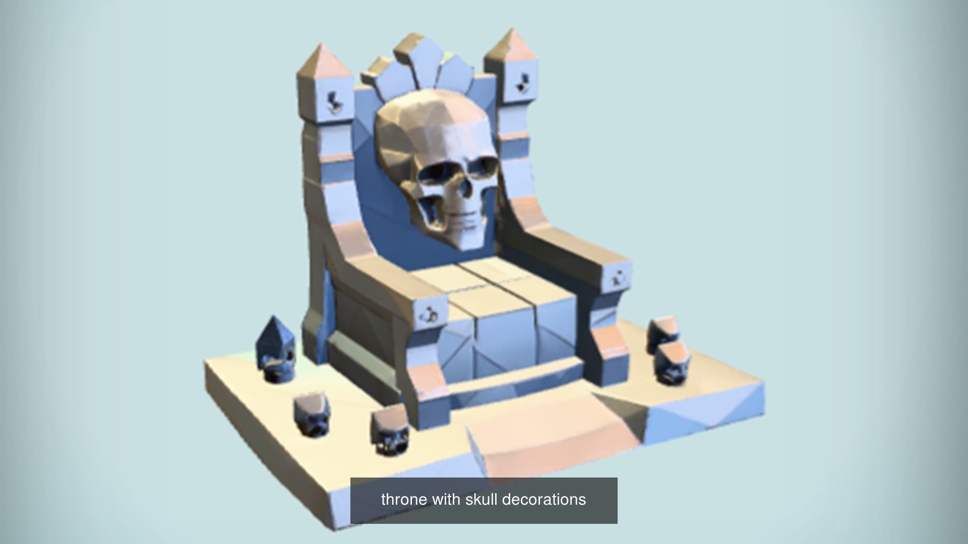 All type of Throne 3D model for Game Ready 3D Model Collection_28