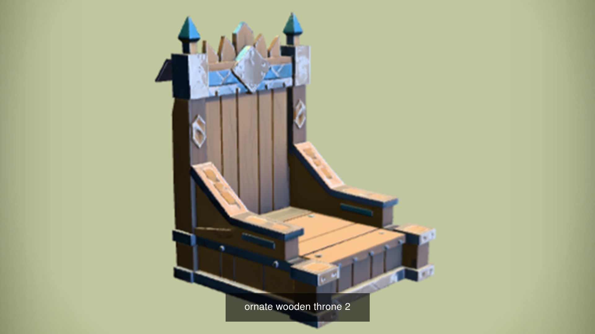 All type of Throne 3D model for Game Ready 3D Model Collection_44