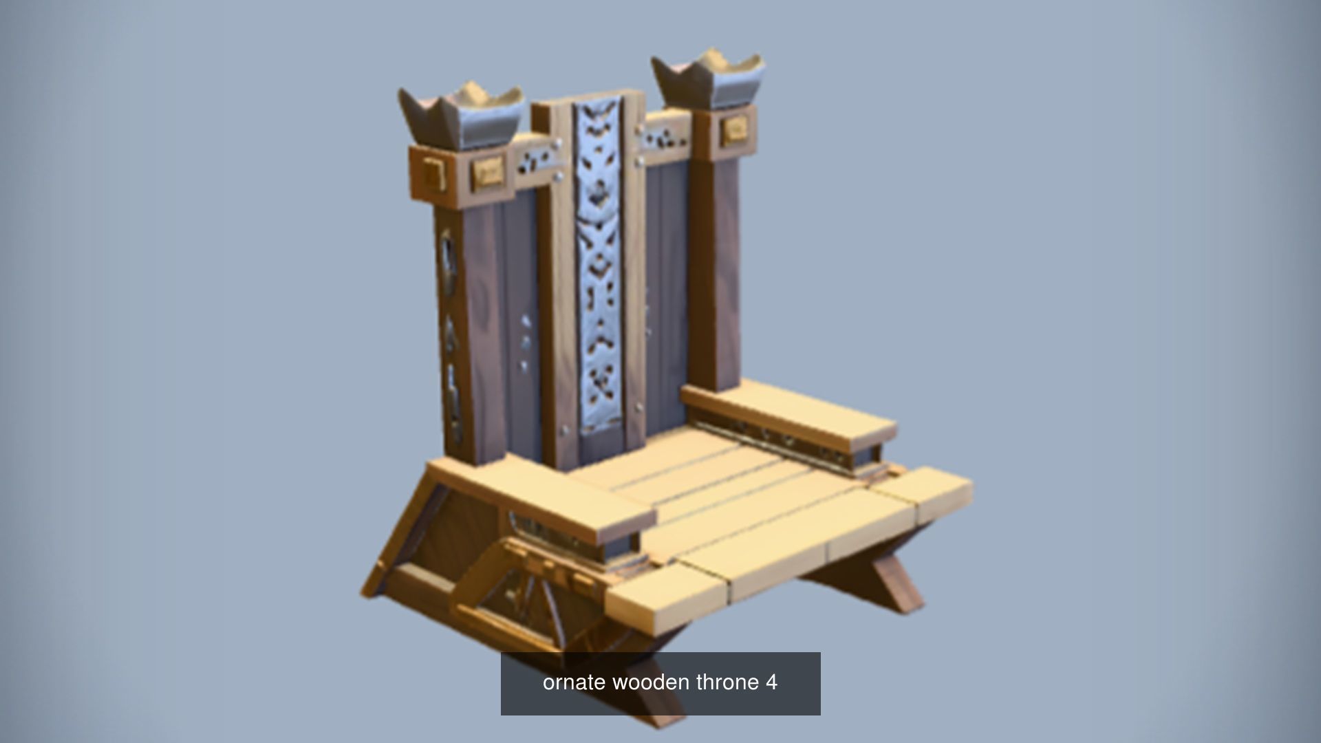 All type of Throne 3D model for Game Ready 3D Model Collection_42