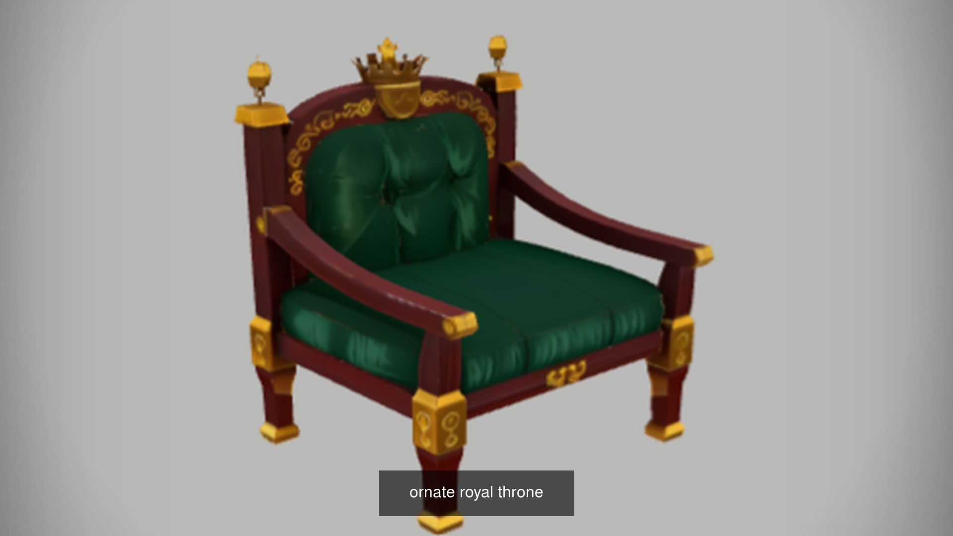 All type of Throne 3D model for Game Ready 3D Model Collection_52