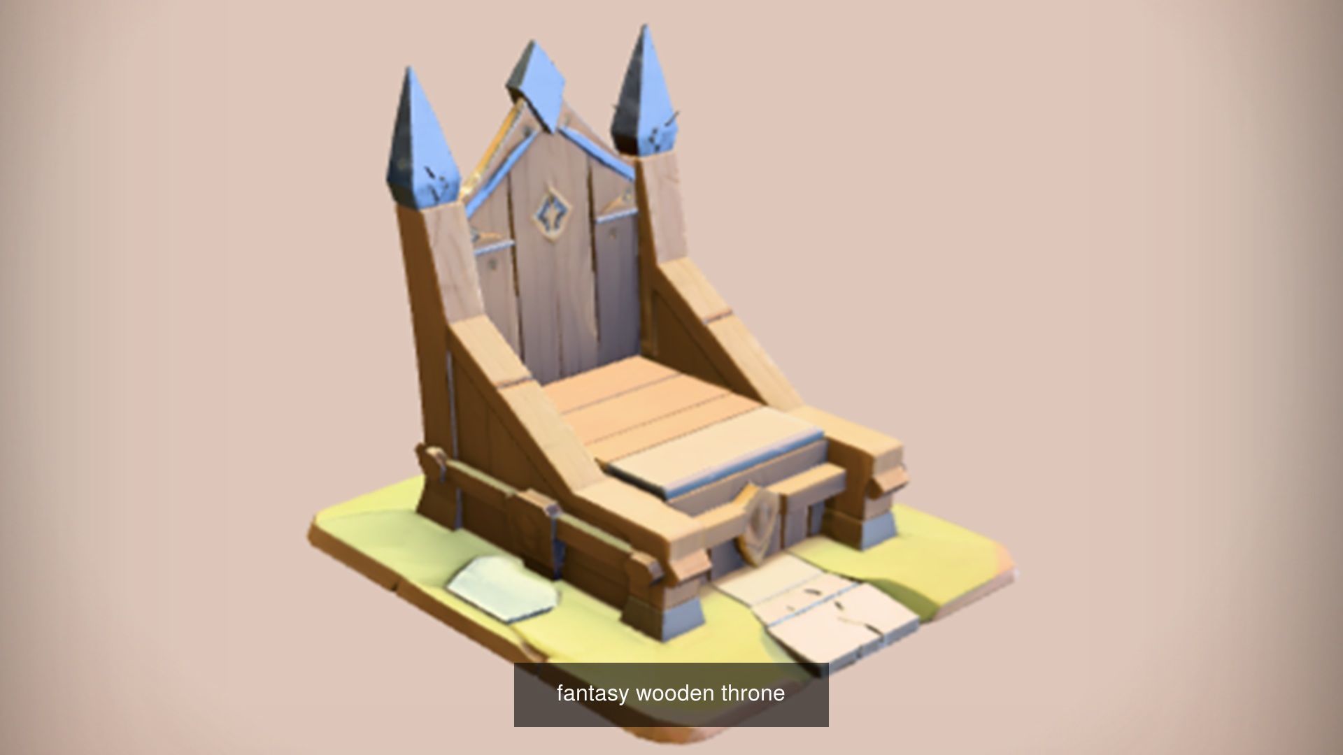 All type of Throne 3D model for Game Ready 3D Model Collection_47