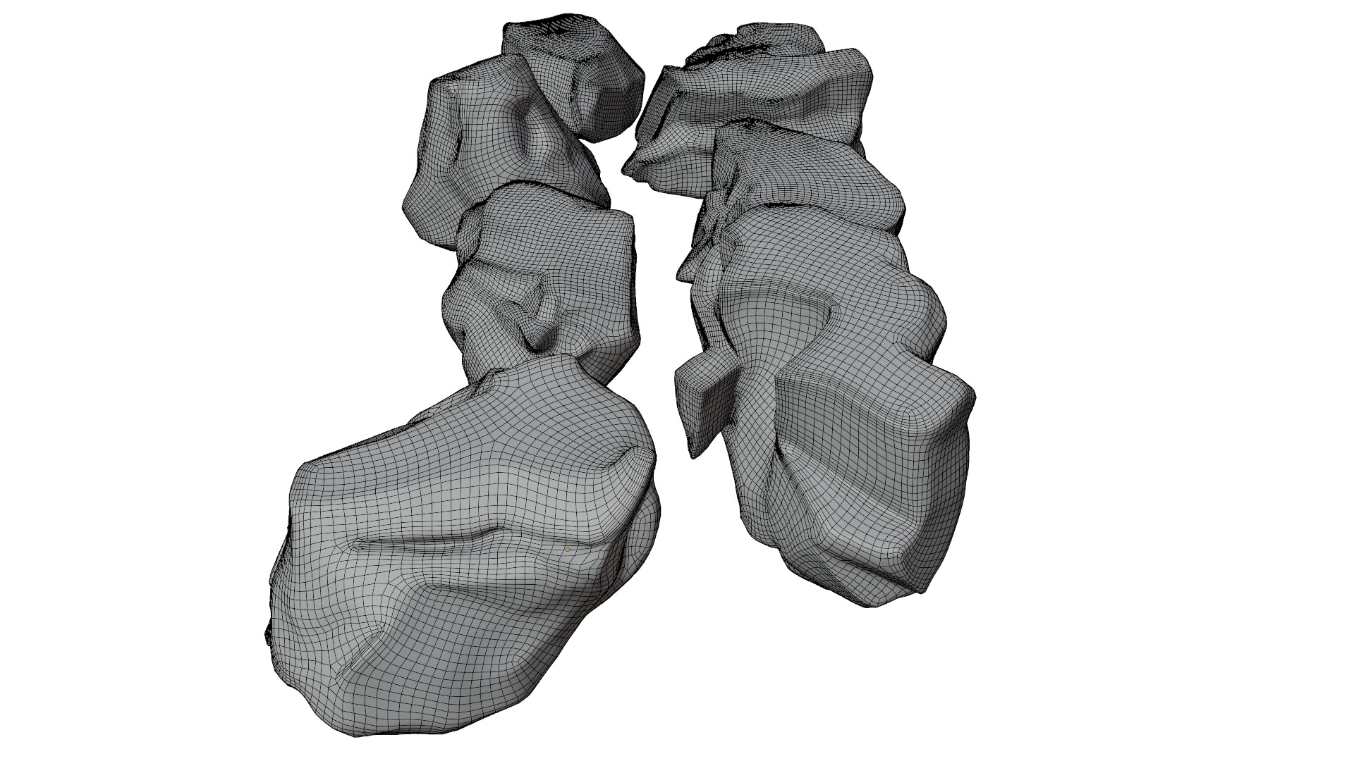 Rocks 3D model Free low-poly 3D model_11