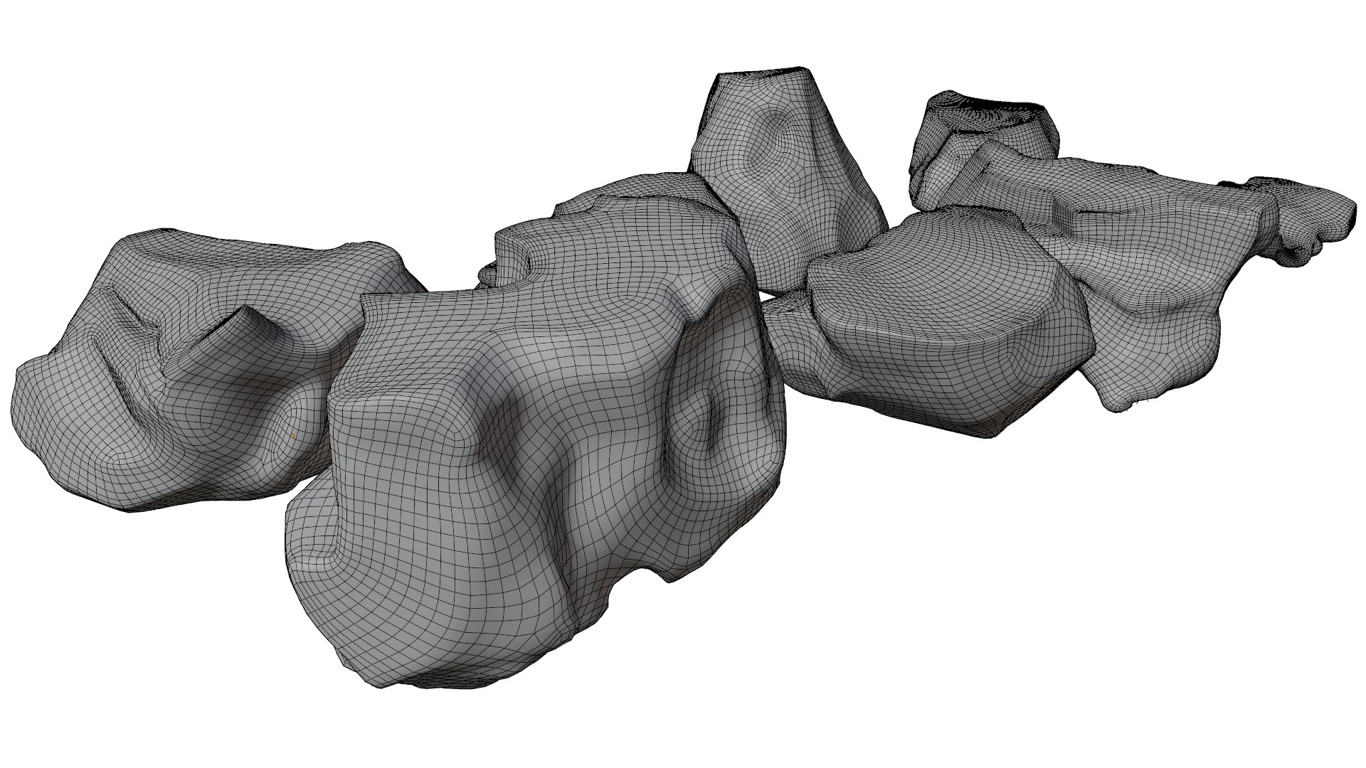 Rocks 3D model Free low-poly 3D model_14