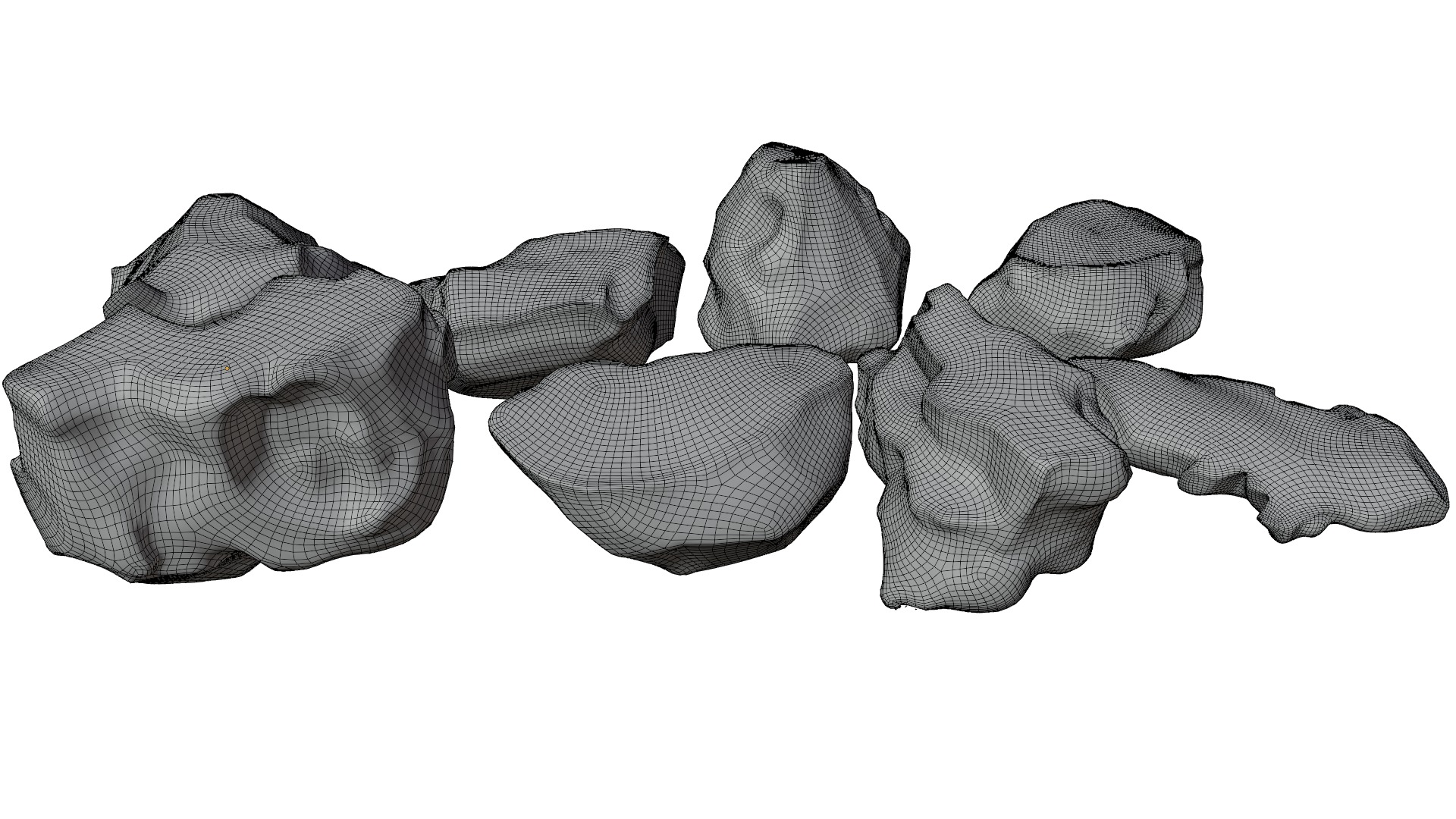 Rocks 3D model Free low-poly 3D model_13