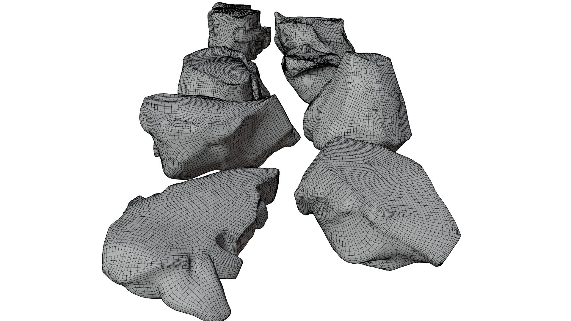 Rocks 3D model Free low-poly 3D model_15