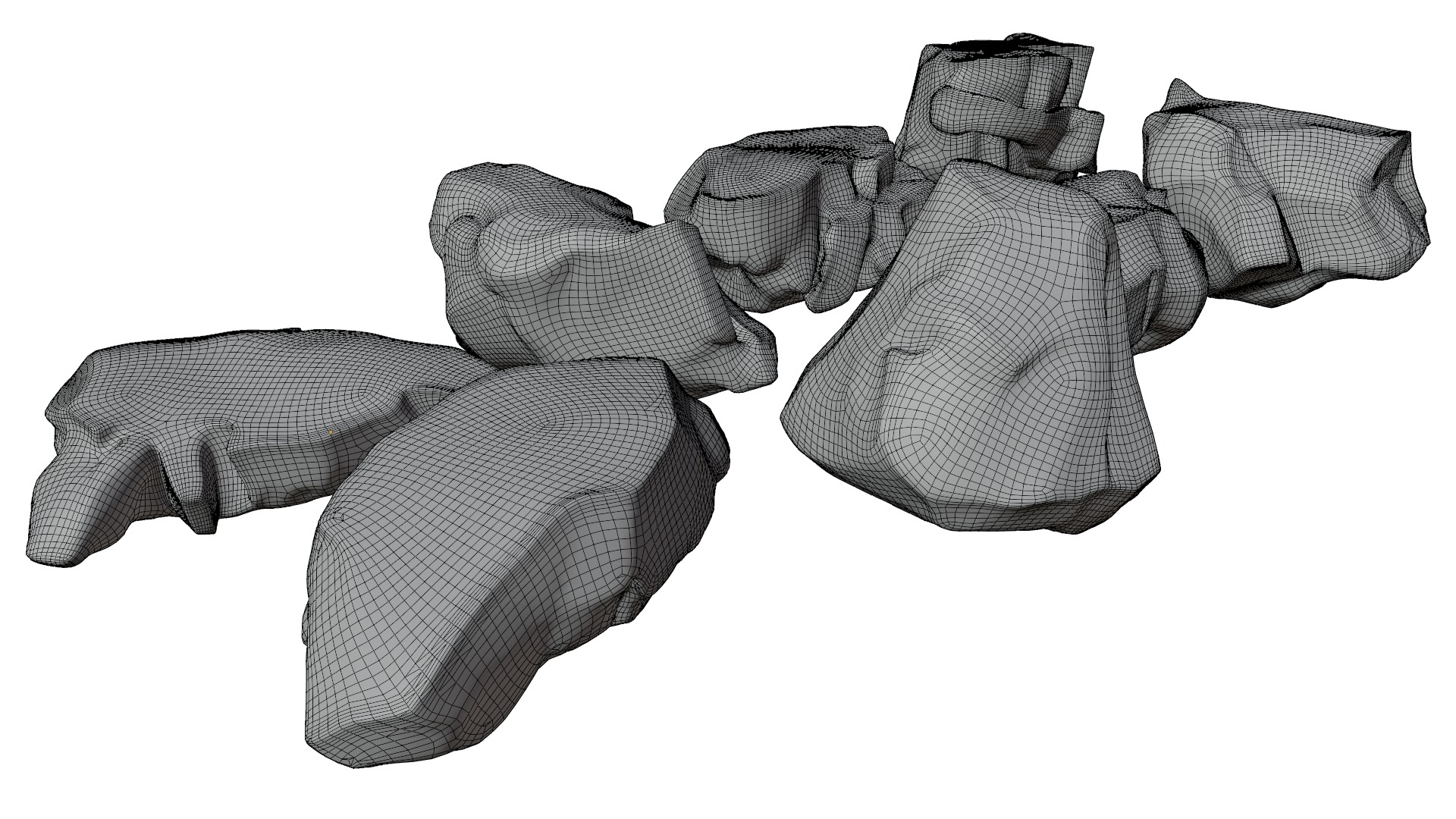 Rocks 3D model Free low-poly 3D model_17