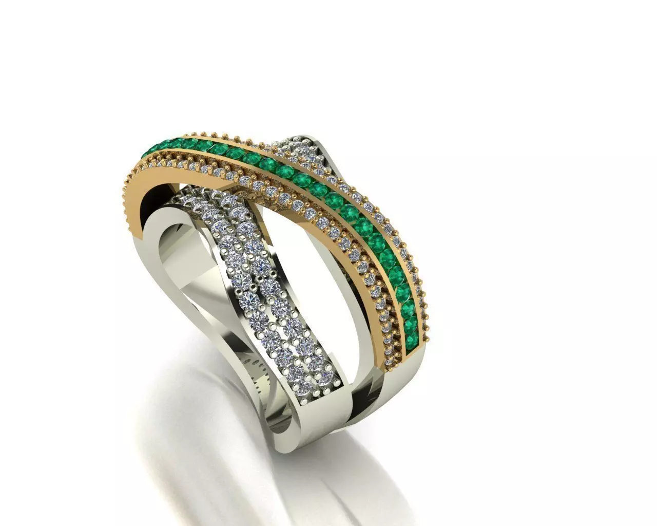 Gold ring 12 Free 3D print model