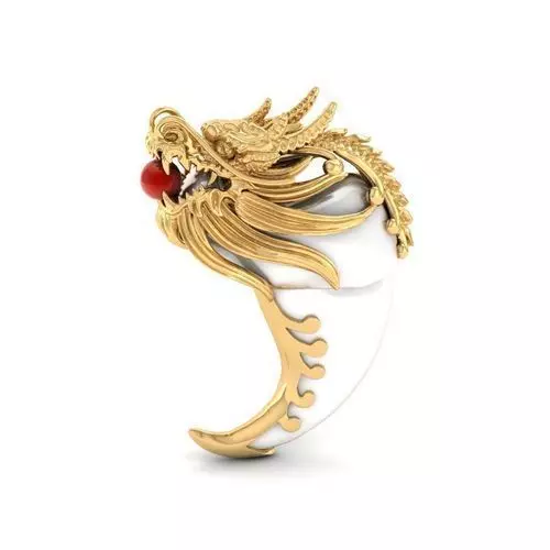 Dragon pendant Jewelry Free 3D print model