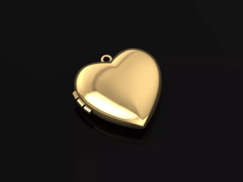 Heart pendant Free 3D print model