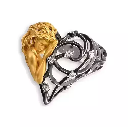 Magerit Ring Gold  3D print model