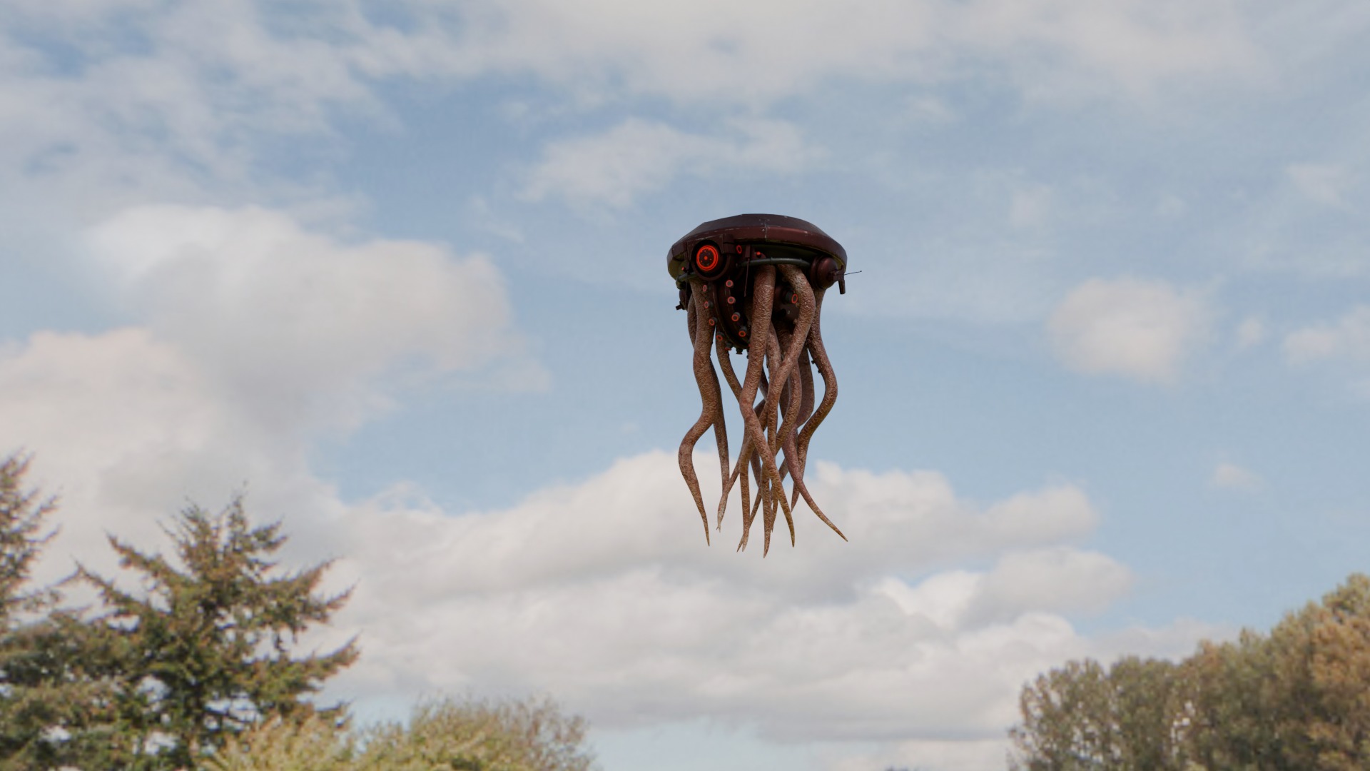Octopus Drone 3D model_8