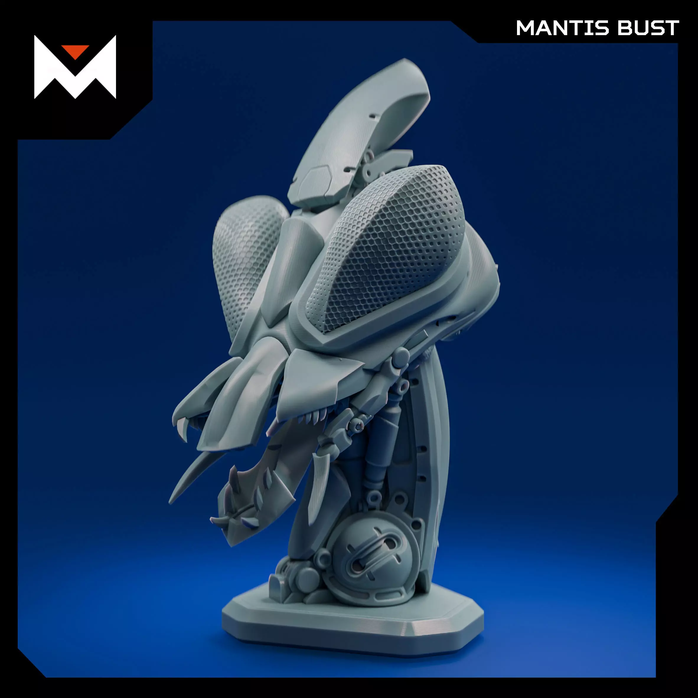 Mantis Bust 3D print model_0