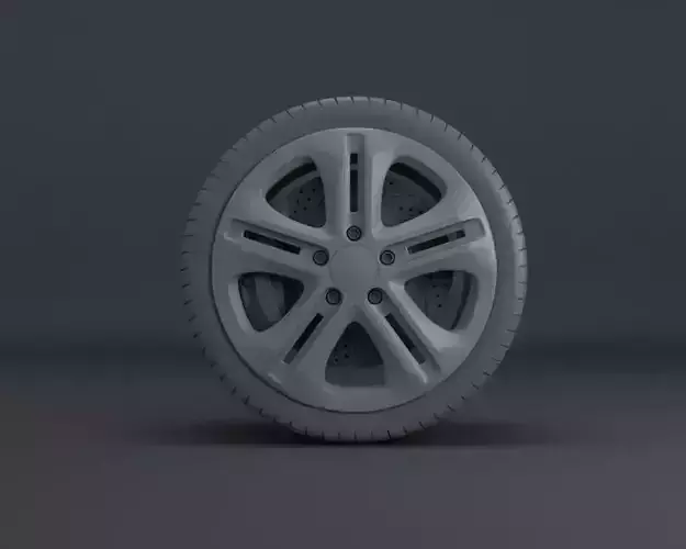 Wheels set 01 3D model