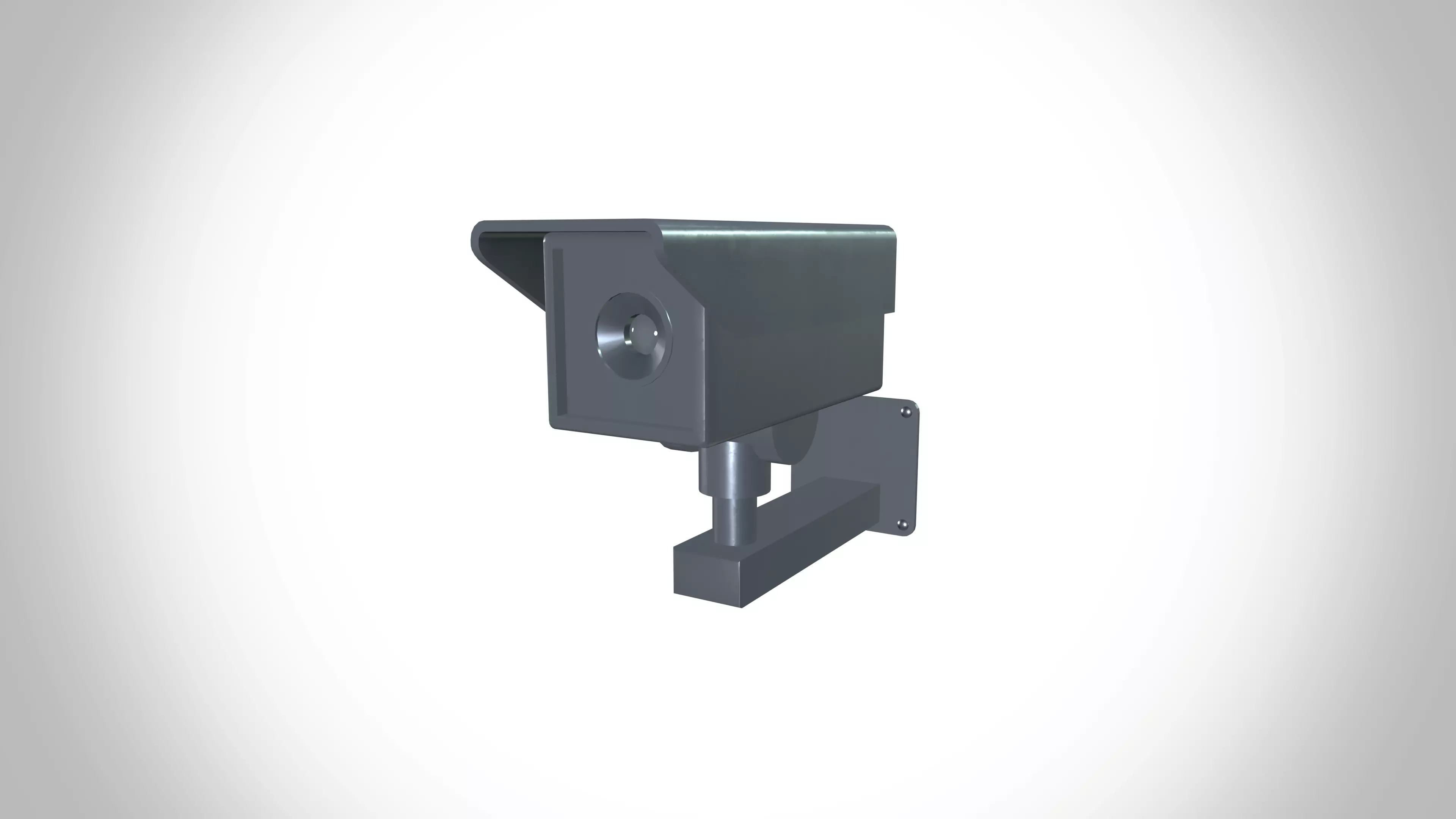 CCtvCamera Low-poly 3D model_0
