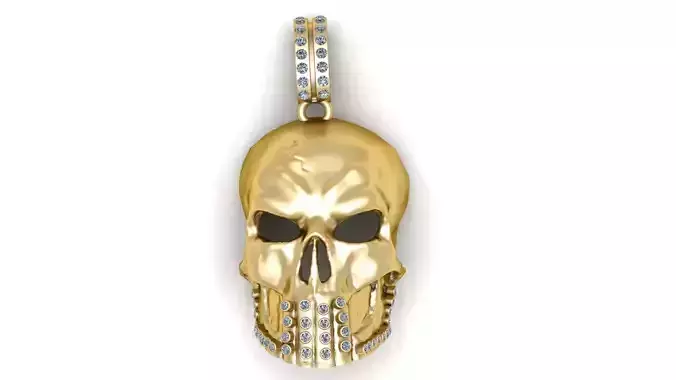 JOKER FACE PENDANT 3D PRINTABLE MODEL