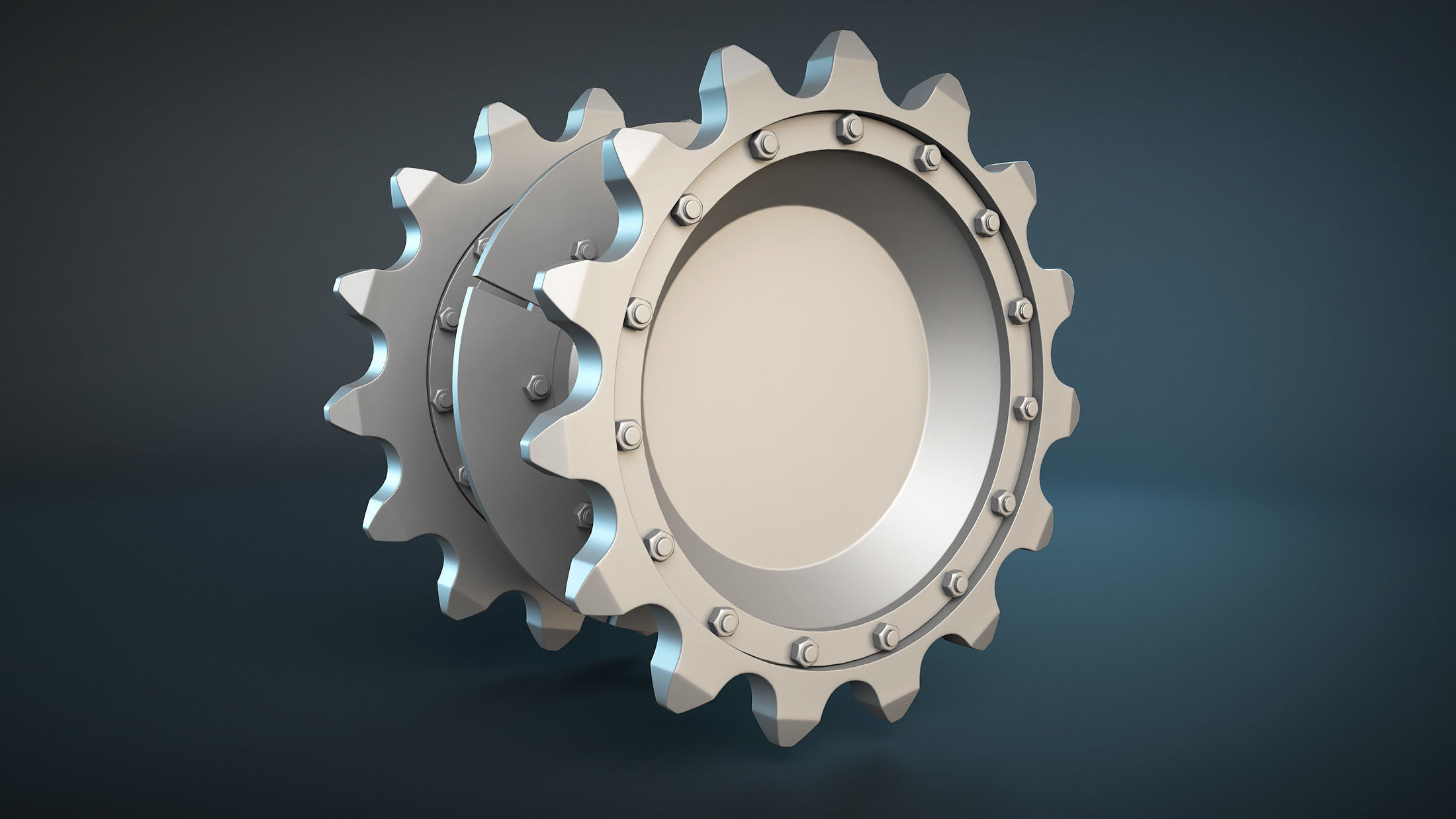 2S3 Akatsia Wheels High-Poly 3D model_6