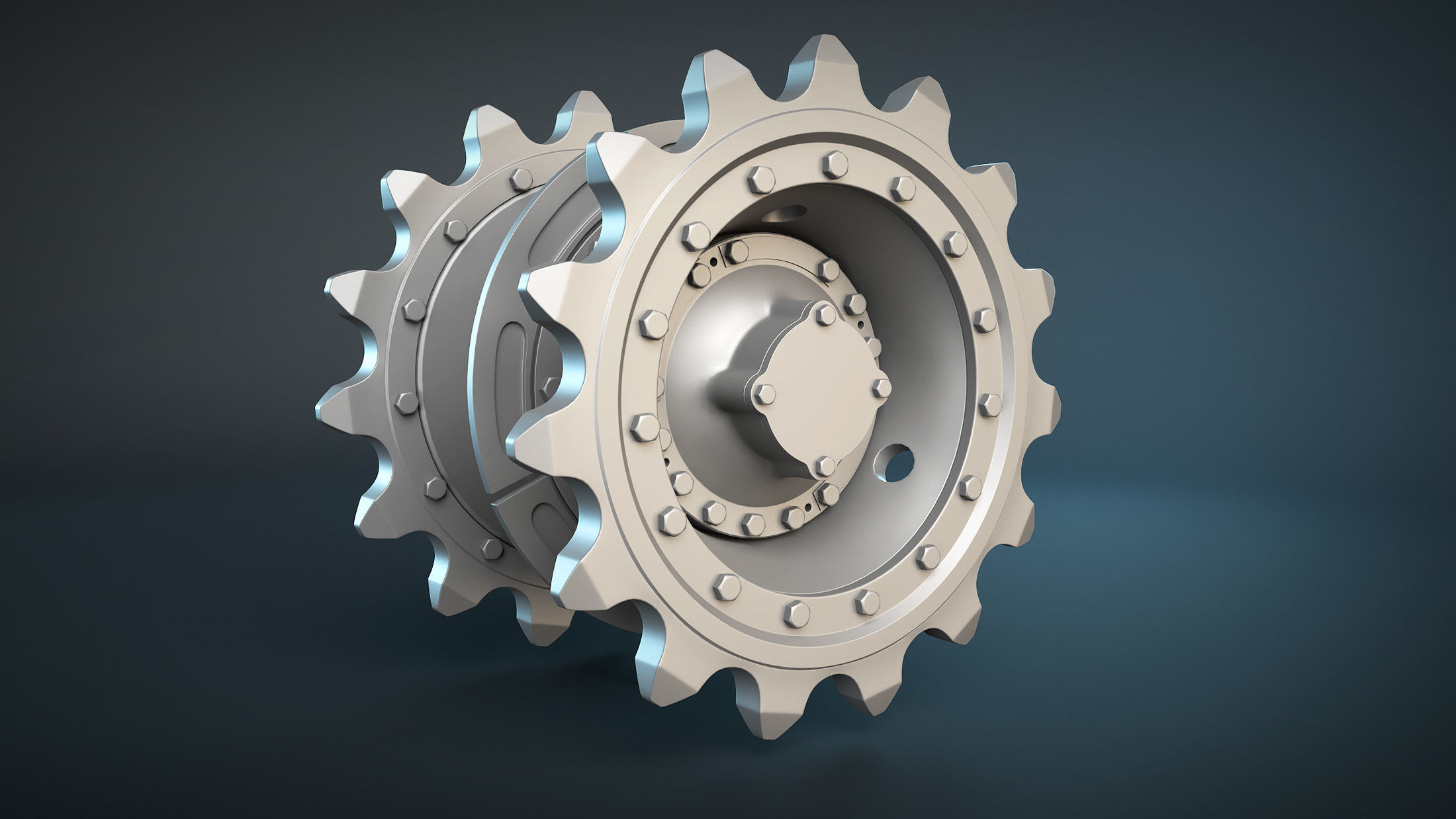 2S3 Akatsia Wheels High-Poly 3D model_5