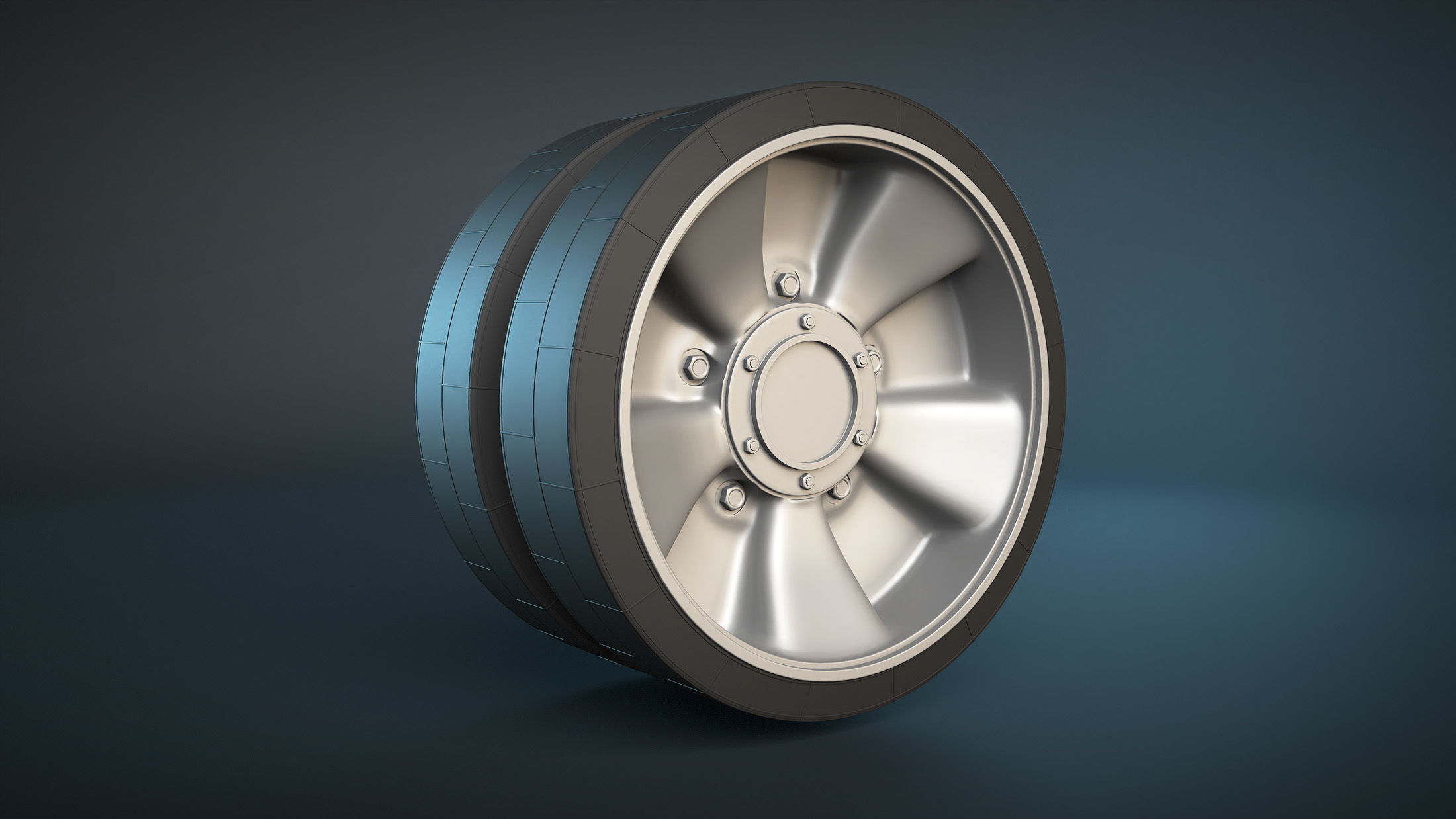 2S3 Akatsia Wheels High-Poly 3D model_2