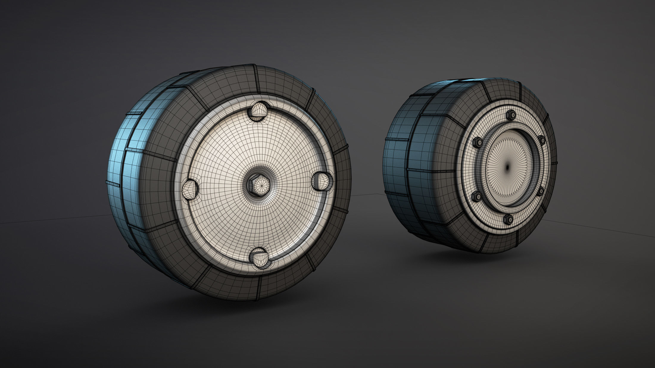 2S3 Akatsia Wheels High-Poly 3D model_15