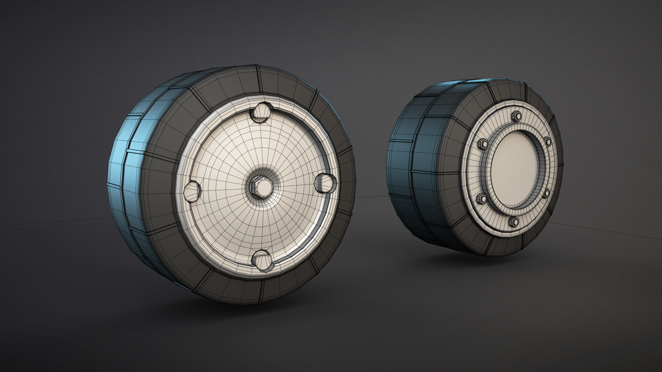 2S3 Akatsia Wheels High-Poly 3D model_14