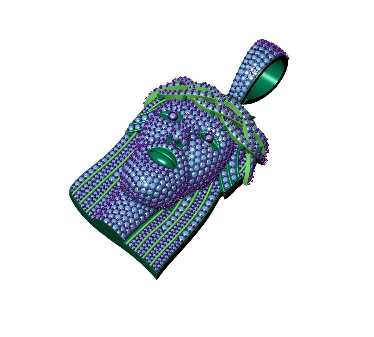 Jesus Pendant 3D print model 3D print model_2