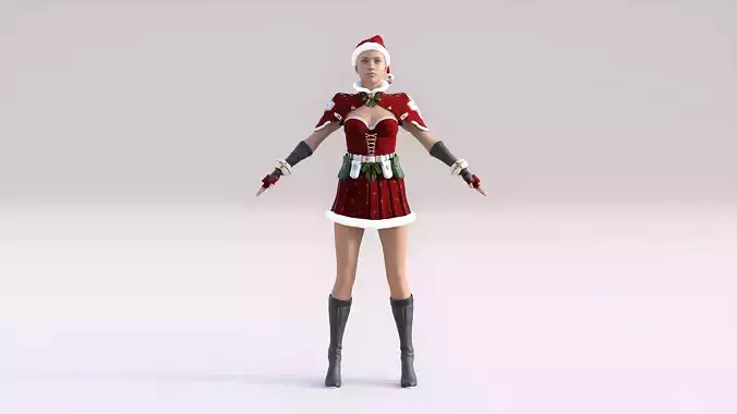 Christmas Santa Dress Clothing Outfit