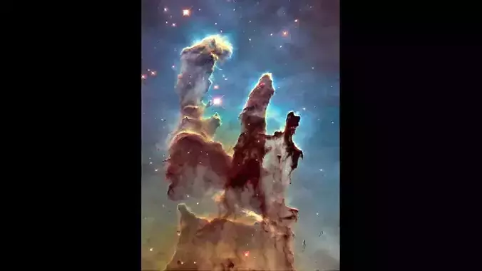 Eagle Nebula 3D model