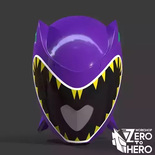 Power Ranger Dino Charge Violet helmet
