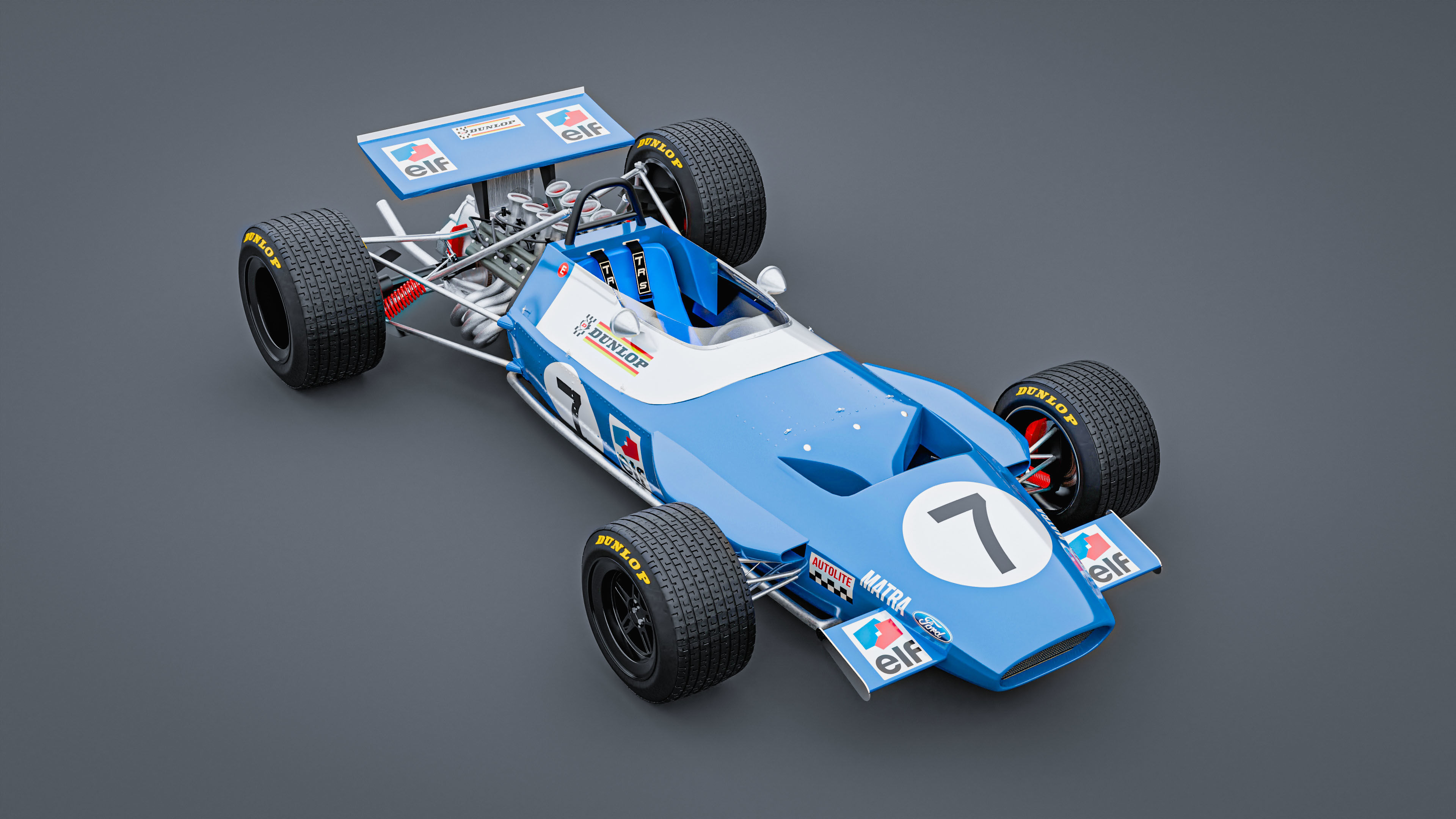 1969 Matra MS80 Formula 1 3D model_6