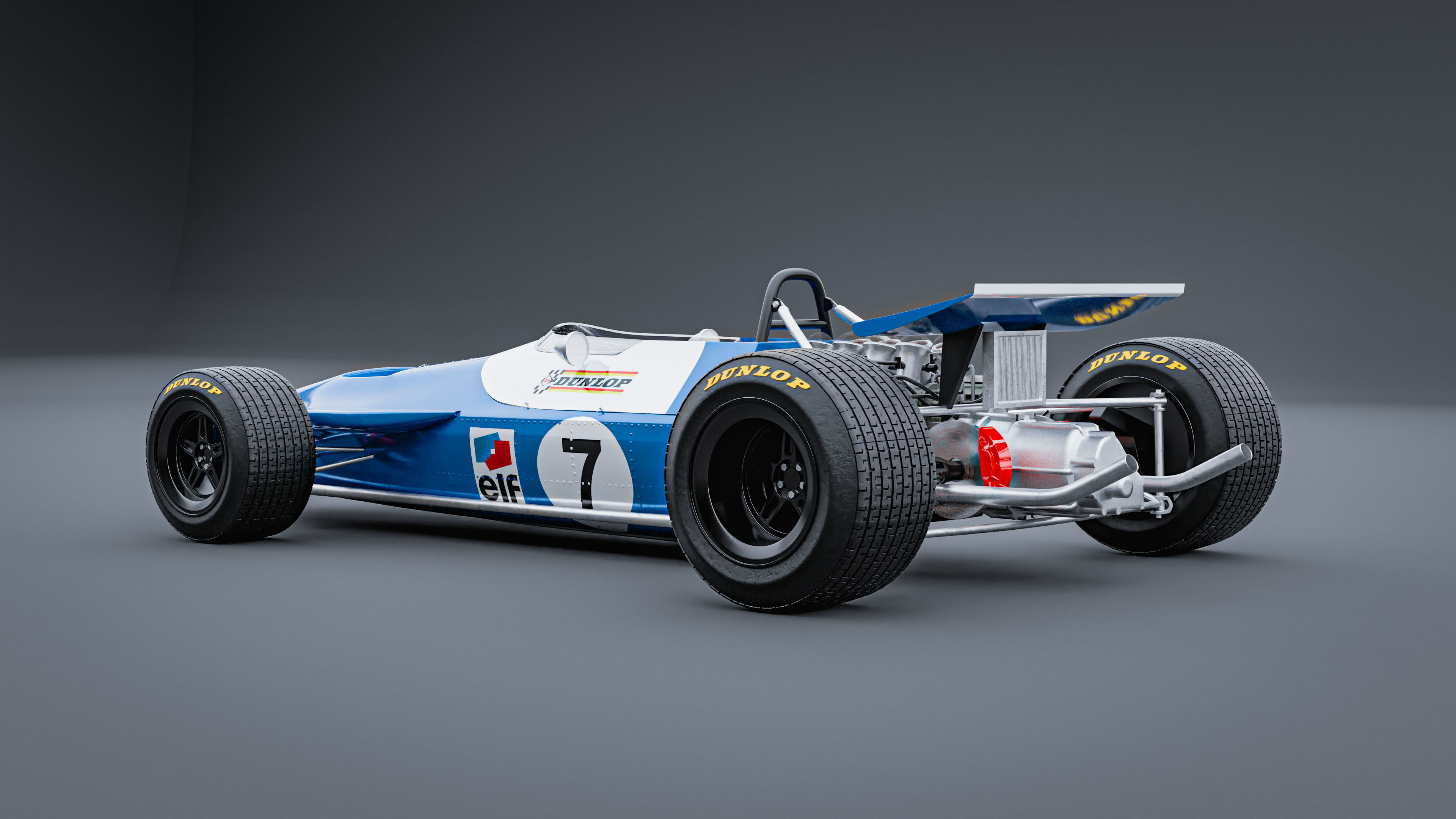 1969 Matra MS80 Formula 1 3D model_4