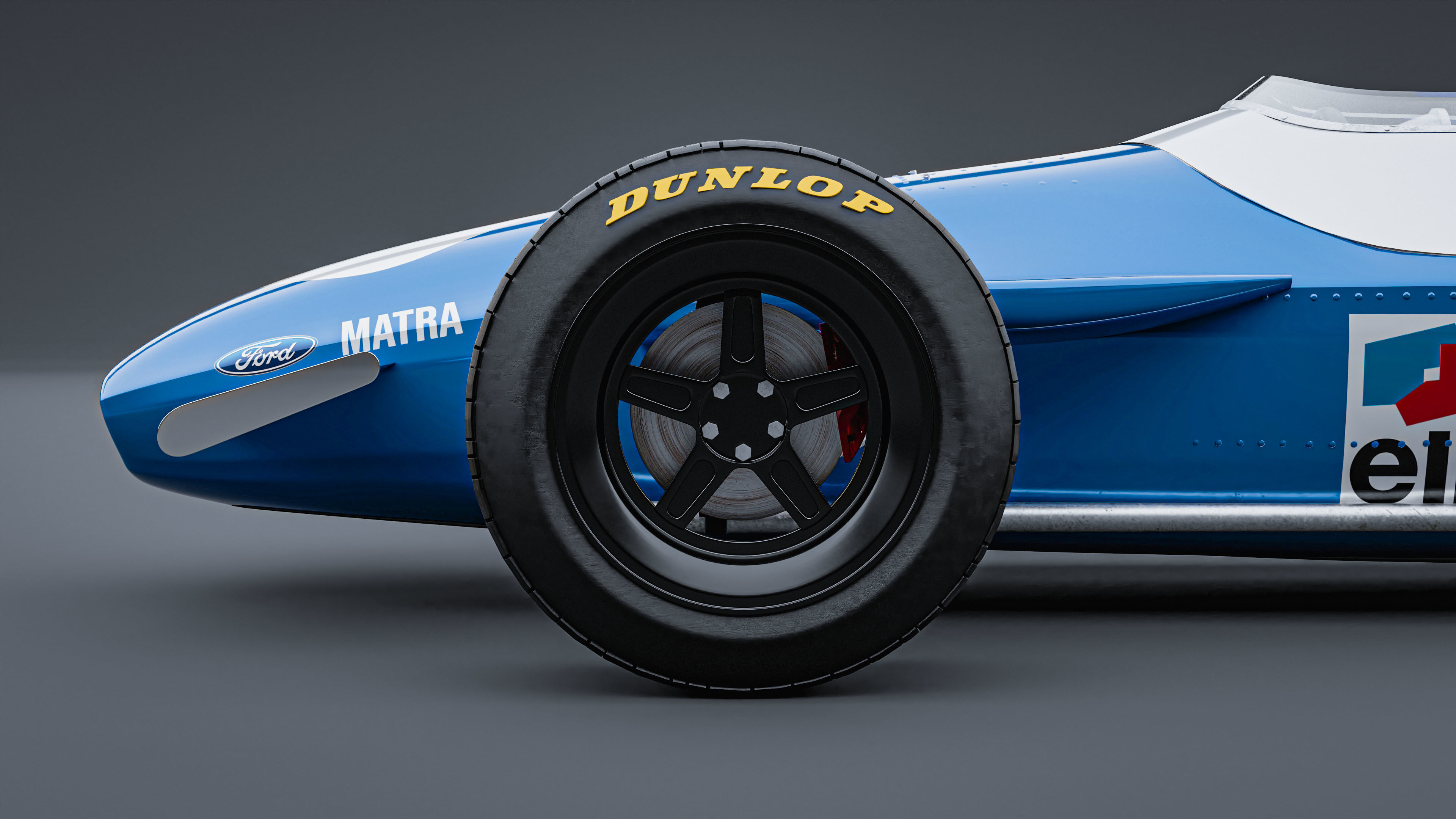 1969 Matra MS80 Formula 1 3D model_11