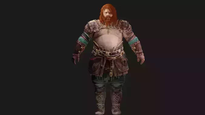 Thor God Of War Ragnarok 3D model