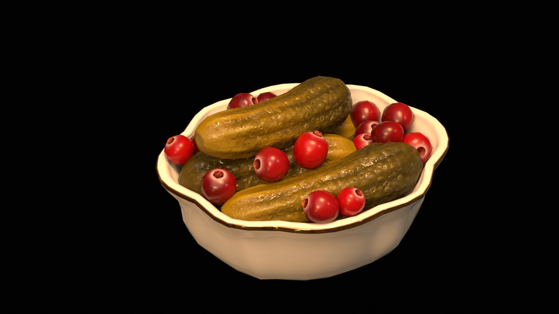 Christmas Dinner 3D model_46