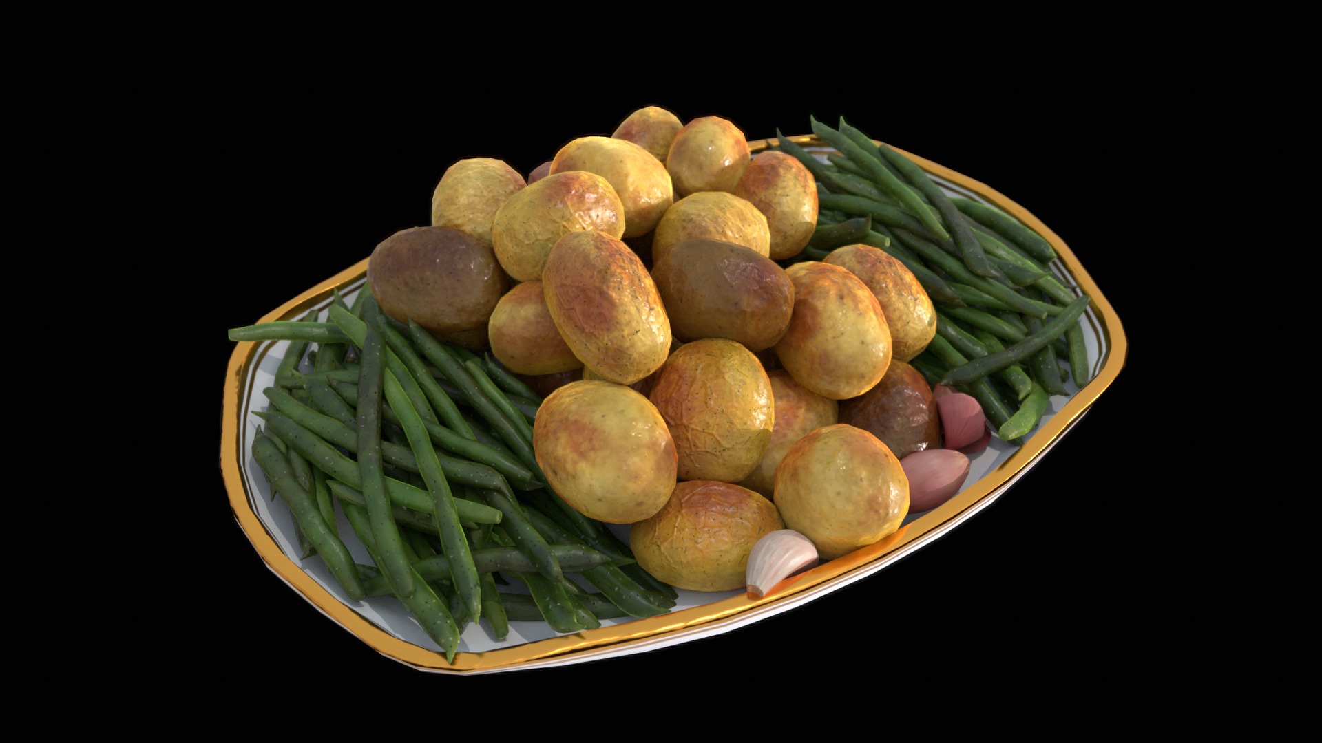 Christmas Dinner 3D model_82