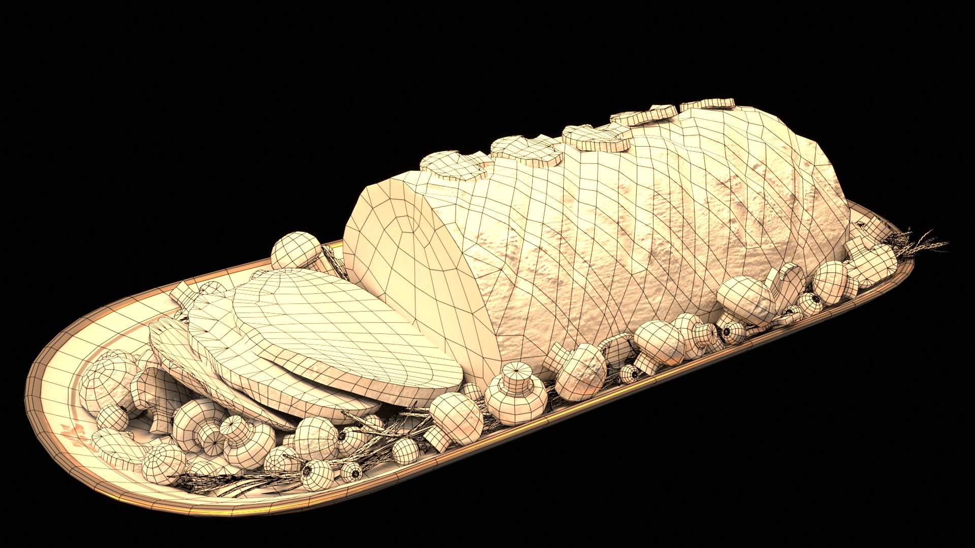 Christmas Dinner 3D model_55