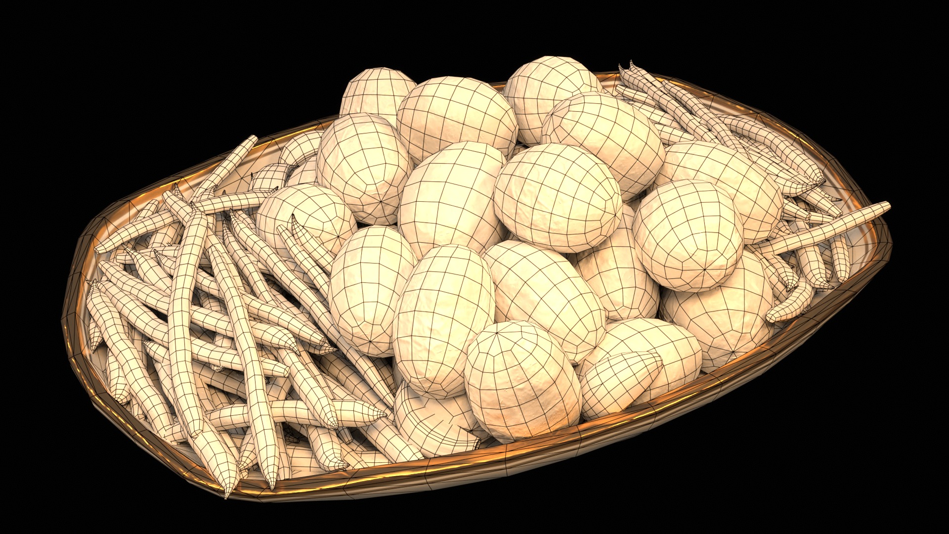 Christmas Dinner 3D model_45