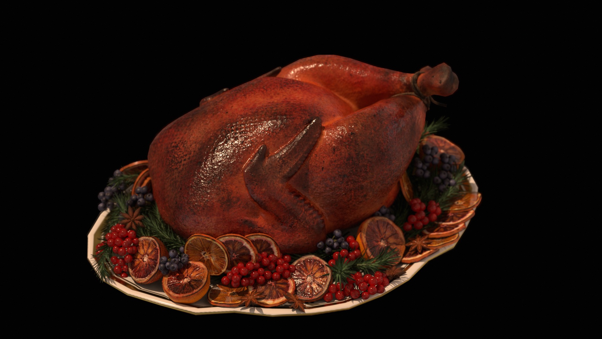 Christmas Dinner 3D model_78